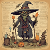 Witch's Handbook / Spellbook / Halloween / Autumn