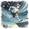 sporty boy comic