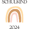 Schulkind 2024 Regenbogen