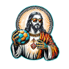 Funny Handball Jesus Christian Gift