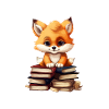 Reading fox