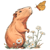 Capybara Butterfly