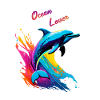 Ocean lover. Dolphin