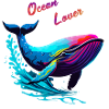 Ocean Lover. Whale