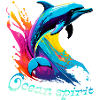 Ocean spirit. Dolphin