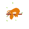 Beamter auf Lebenszeit Faultier
