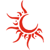 Red Sun and Moon