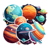 Planets / Solar System / Space / Galaxy