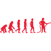Evolution Feuerwehrmann rot