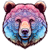 Mystical Bear Mandala