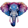 Mystical Elephant Mandala