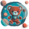 Space Explorer Teddy Bear