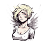 Alternate Anime Angel Girl