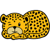 Sleeping Leopard