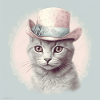 Cat with a hat