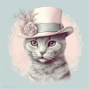 Cat with a hat
