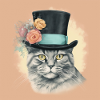 Cat with a hat