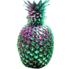metal,pineapple with sequins,sequins,pineapple