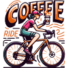 Vibrant Coffee Ride Illustration