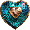 heart,sequins,shiny,gold