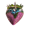 metallic strawberry,sequins,pink,strawberry