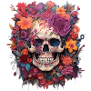 Blooming Skull – L’élégance de l’éphémère