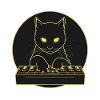 Schwarzer Synth Cat 2