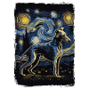 Galgo Español Nuit étoilée