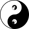 lustiges Yin Yang