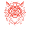 Loup Loup Lunaire Effrayant