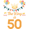 The King is 50