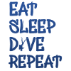 eat sleep dive repeat