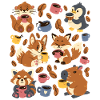 Kaffe: Capybara, Ræv, Corgi, Odder, Pingvin