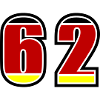 62 Numéro Allemagne Jersey