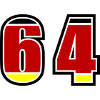 64 Numéro Allemagne Jersey