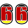 66 Numéro Allemagne Jersey