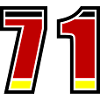 71 Number Germany Jersey