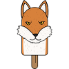 Fox Head Popsicle