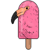Flamingo Head Popsicle
