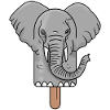 Elephant Head Popsicle
