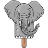 Elephant Head Popsicle