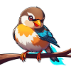 young sparrow