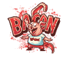 Leckerer Speck vom lustigen Schwein