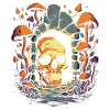 The Old Dungeon Mushrooms Skull