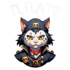 Chat pirate de Pi Day
