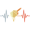 Painting Brush Heartbeat