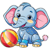 Playing Baby Elephant