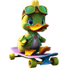 Skating Duck 2