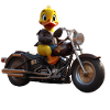 Duck Biker 