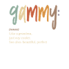 Gammy Definition Funny Grandma